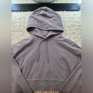 Sunday Best Cropped Knitted Hoodie